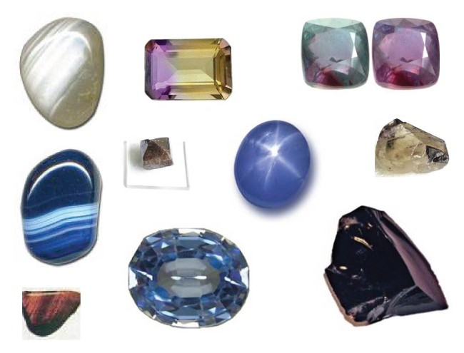 Les pierres et cristaux